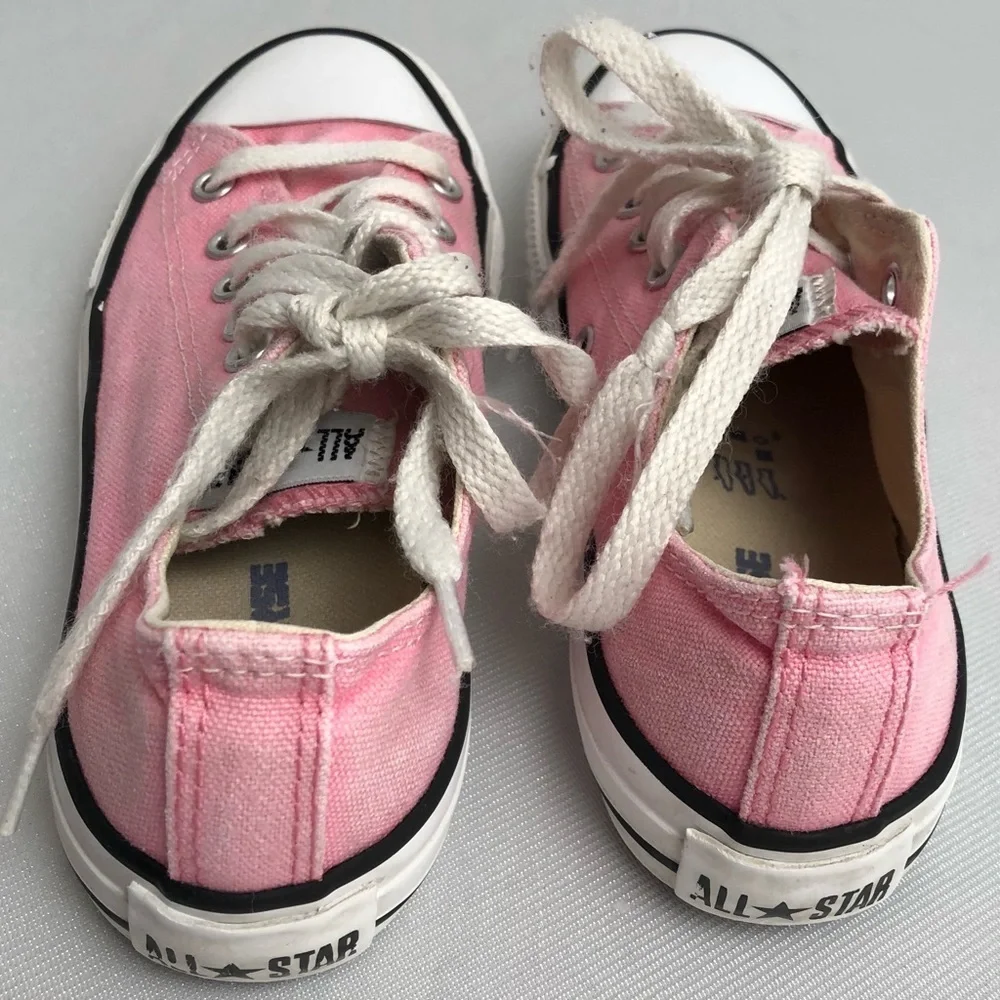 Converse All Star pink low top sneakers 13.5